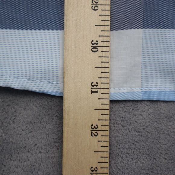 Wrangler Shirt Mens XL Extra Blue White Hike Camp Fish Outdoor Work Button Up - Picture 5 of 15